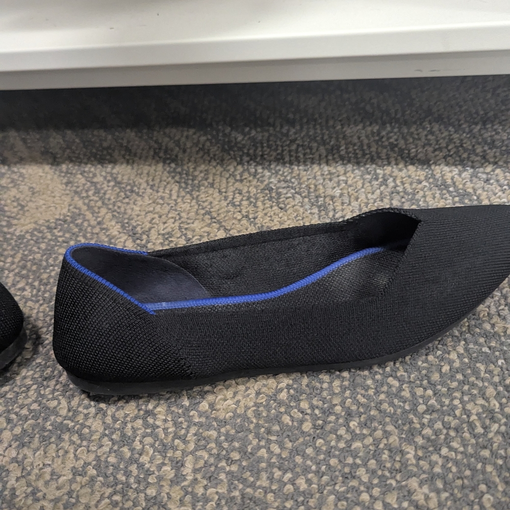 Rothy's Black Slip-On Flats